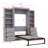 Ainash Solid Wood+MDF Murphy Bed-911166102
