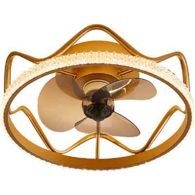 Stokes 28cm Ceiling Fan with LED Lights