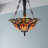 Vintage Tiffany-style 3-light Stained Glass Pendant Chandelier – Colorful Ceiling Light With E26 Sockets For Dining Room Or Foyer