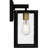 Ablie 1-Light Matte Black Outdoor Wall Lantern