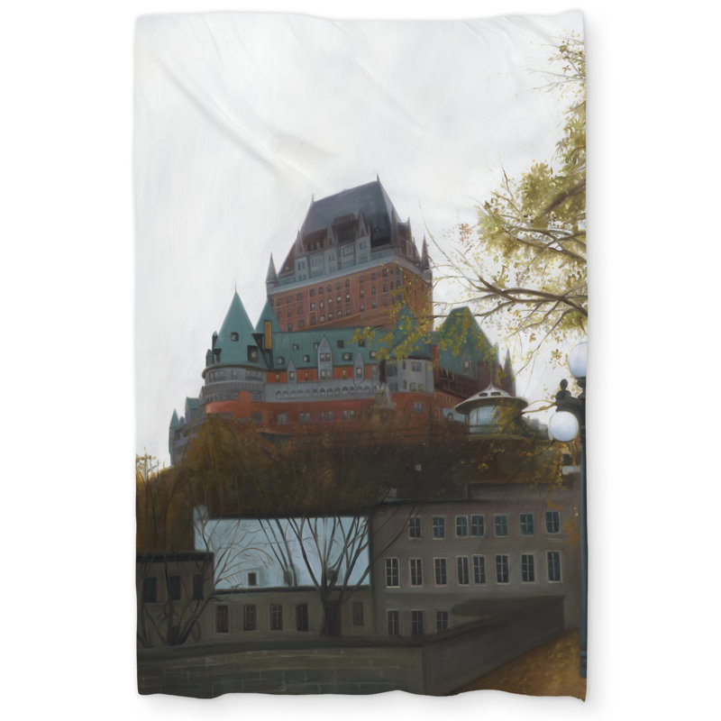 Le château de Frontenac Autumn Duvet Cover | Office Architecture