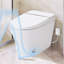 Toilette intelligente chauffante sans bidet