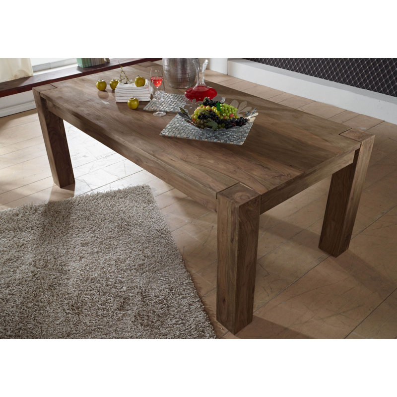 Nature Solid Wood Dining Table, H76 x L220 x W100cm