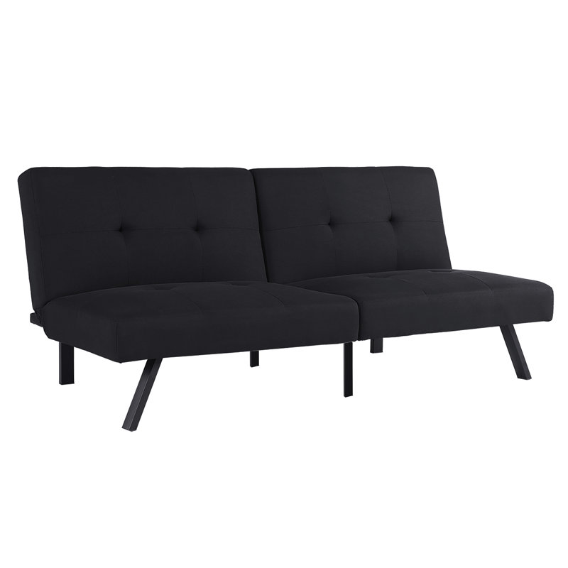 Canapé convertible Benito, Noir