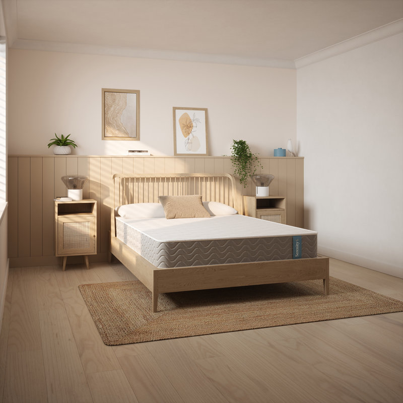 Serenity Wayfair Sleep™ Open Coil Mattress, Double (4'6)