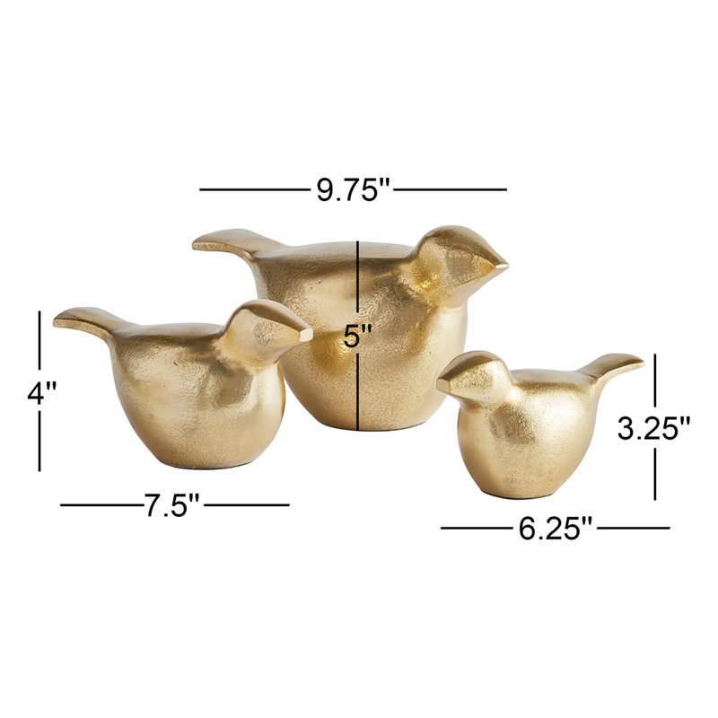 Vergara Modern Bird Trio Figurine Set