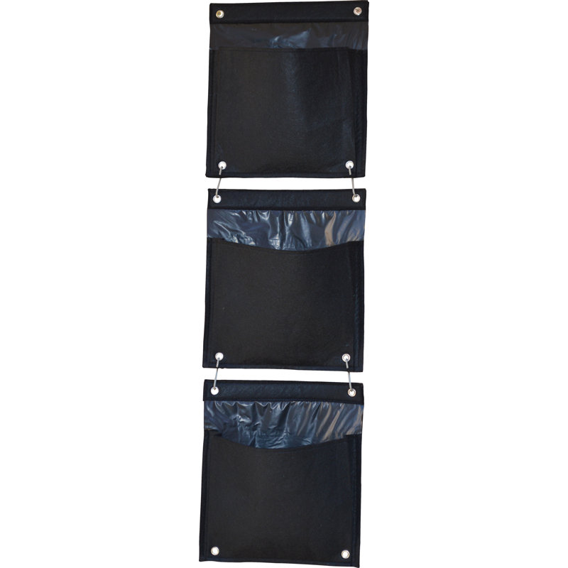 LosPalmos Wall Planter, Black