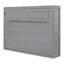 Lit escamotable double pleine grandeur, gris-1637753207-1637753160