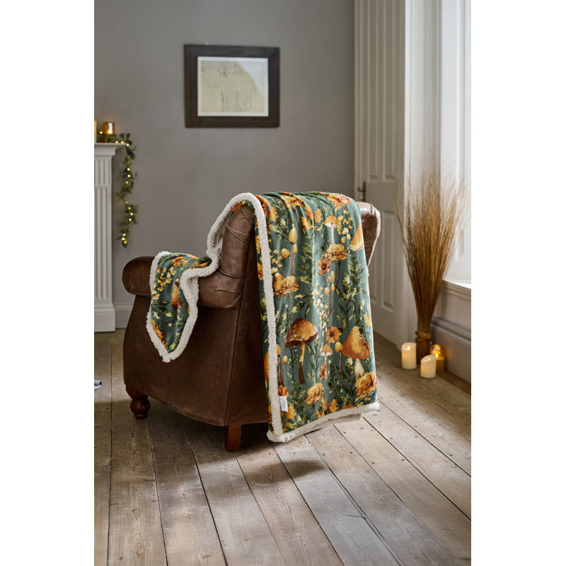 Deyongs 1846 Throw, Green Abstract 1