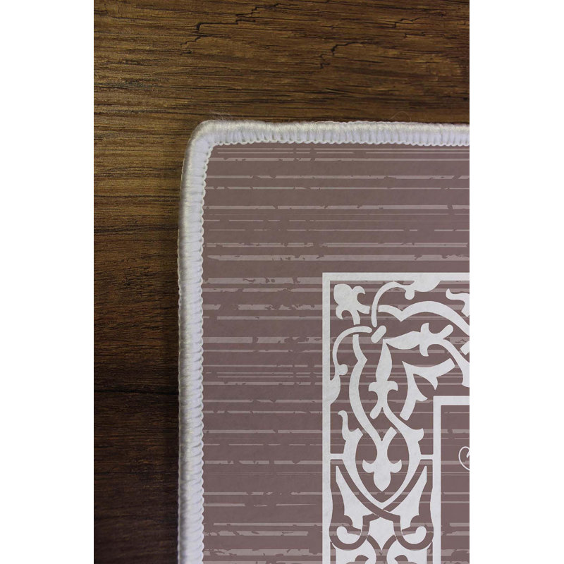 Stylish Woven Carpet, 100% Polyester, 4.0 x 5.9 Feet | 3D Digital Printing, Antibacterial, Non-Slip PVC Underside | Machine Washable, Pile Height: 0.3 Inches, Perfect for Living Room & Bedroom Decor