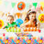Element party supplies, 24 pieces of element themed party decorations