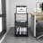 3 Tier Printer Stand with Storage Drawer Rolling Printer Table with Wheels Home Office,Retro-2059525088