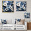 Collage de fleurs bleues et blanches saisonnier III - Fleurs-760739532-760739535