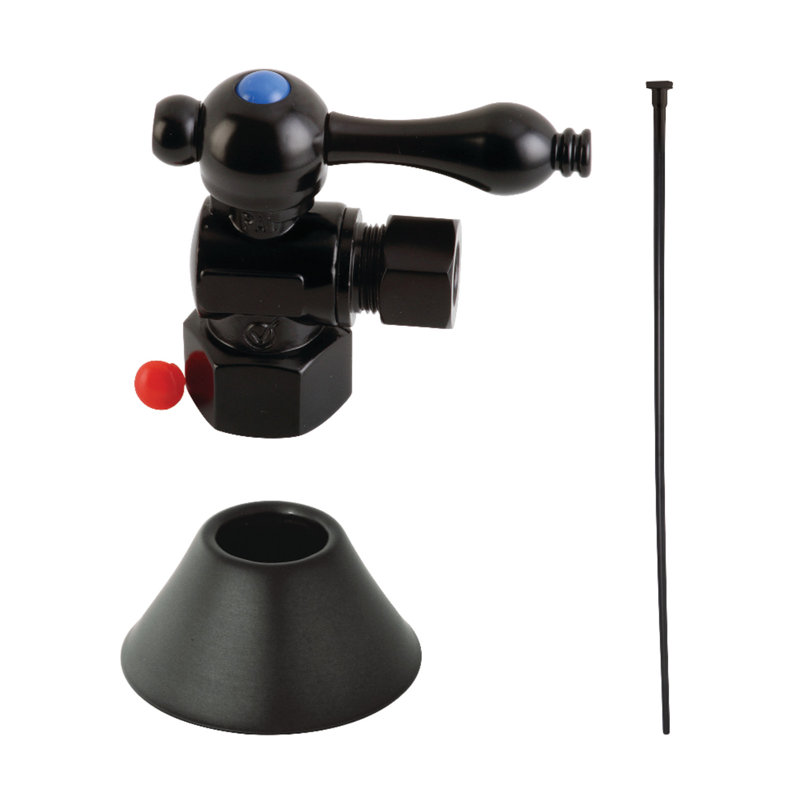 Ensemble de garniture de toilette Kingston, Matte Black