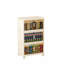 Armoire de rangement pliante à 3 niveaux de 19,69 po avec roulettes, organisateur pliable en plastique avec portes magnétiques