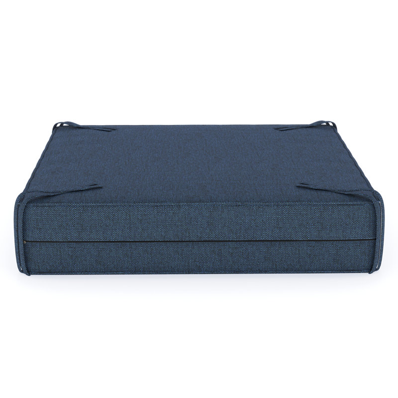 Sunbrella® Outdoor Ottoman Cushion, Spectrum Indigo Sunbrella®
