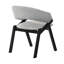 Chaise d'appoint en gris Moberg-712044800