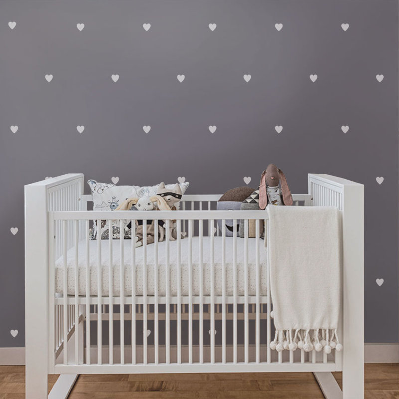 Abstract Non-Wall Damaging Accent, White