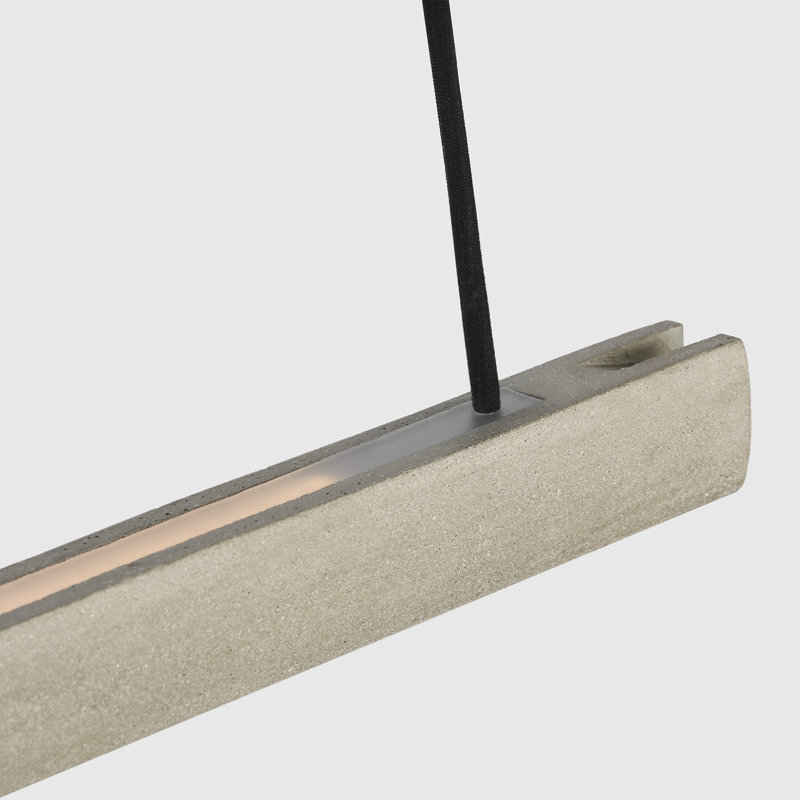 Lino 1 - Light LED Pendant, 3.9" H x 60" W x 1.3" D