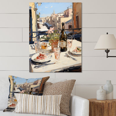 Petit déjeuner français - petit déjeuner, art mural en métal
