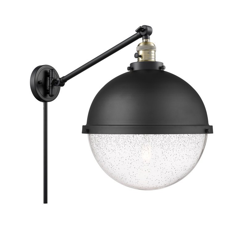Lampe murale avec bras pivotant 1 lumière Shauna, Ampoule non incluse, H 17,25 po x l 12,88 po x P 22,44 po
