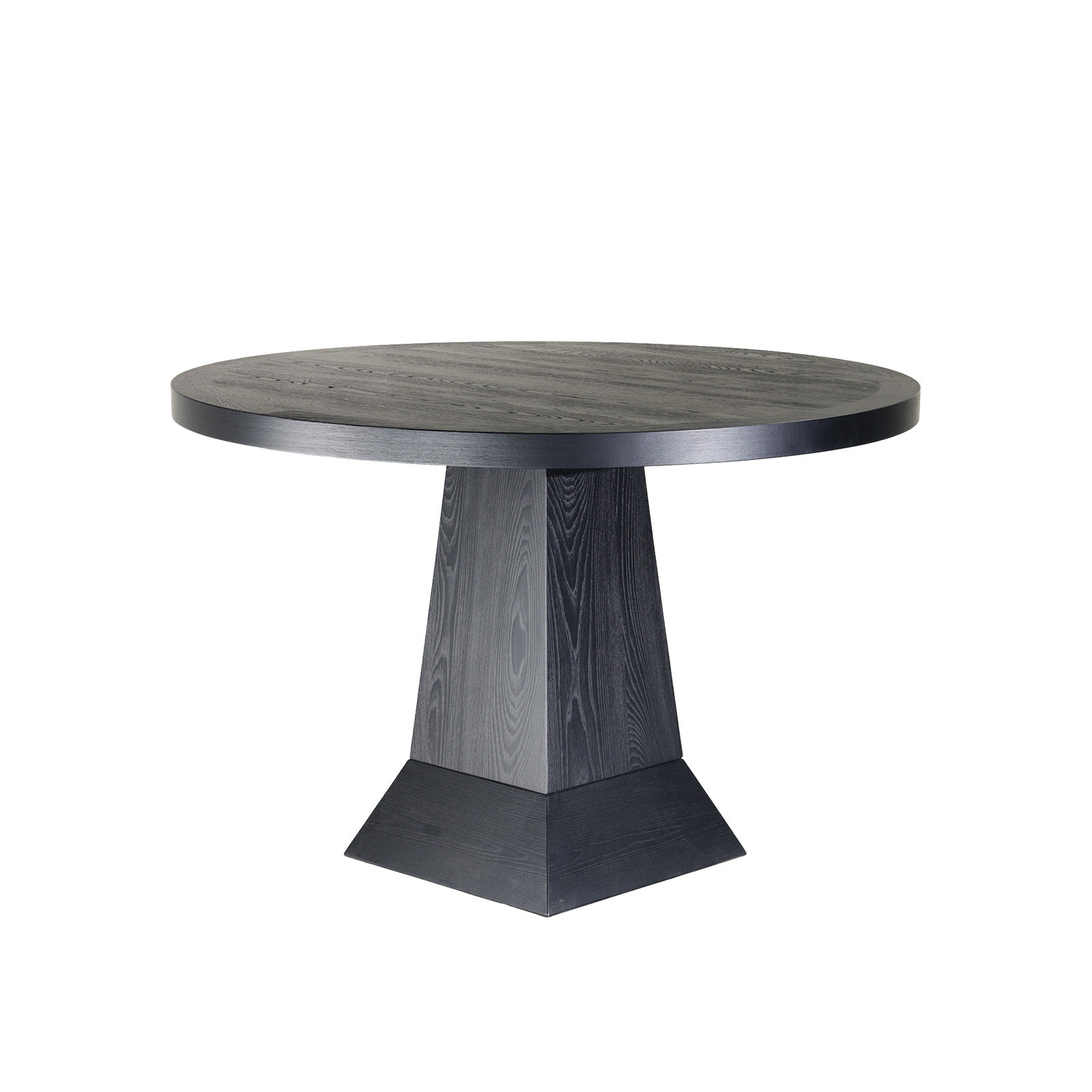 Tiverton Round Pedestal Dining Table, Black