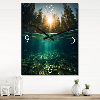 Horloge murale Lakehouse