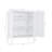 Amelia 32" Modern Steel Accent Cabinet with 3 Adjustable Shelves in White-677920426