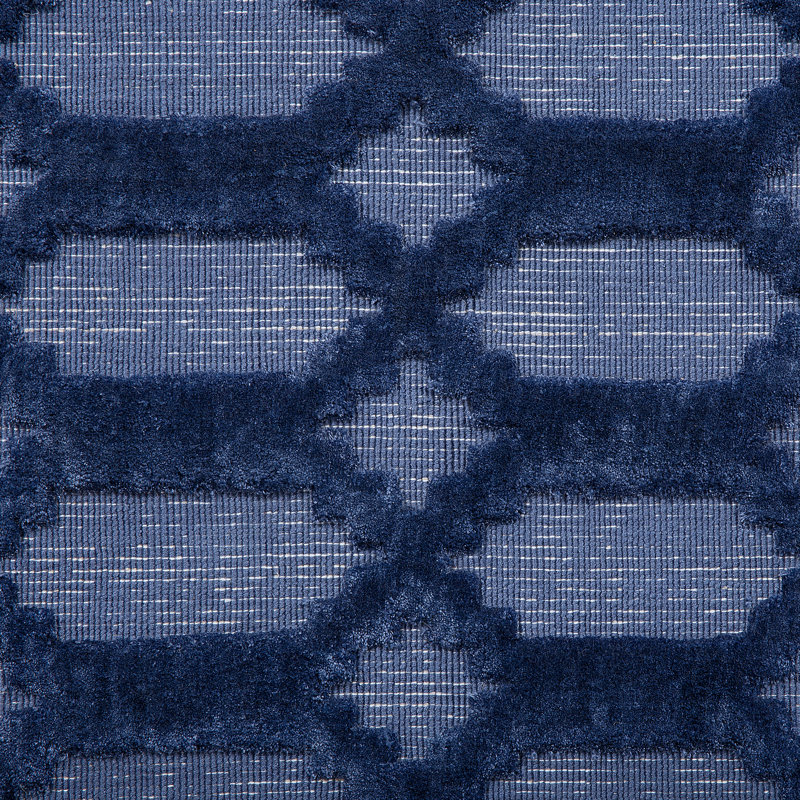 Knopp Geometric Viscose Hand Woven Area Rug, Rectangle 140 x 200cm