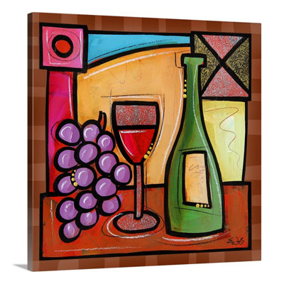 Malveaux «Wine Celebration» par Brittiney, reproduction d'art