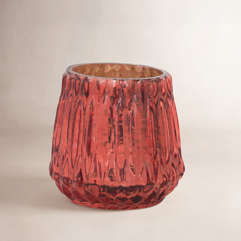 4'' H Mercury Glass Tabletop Votive Holder