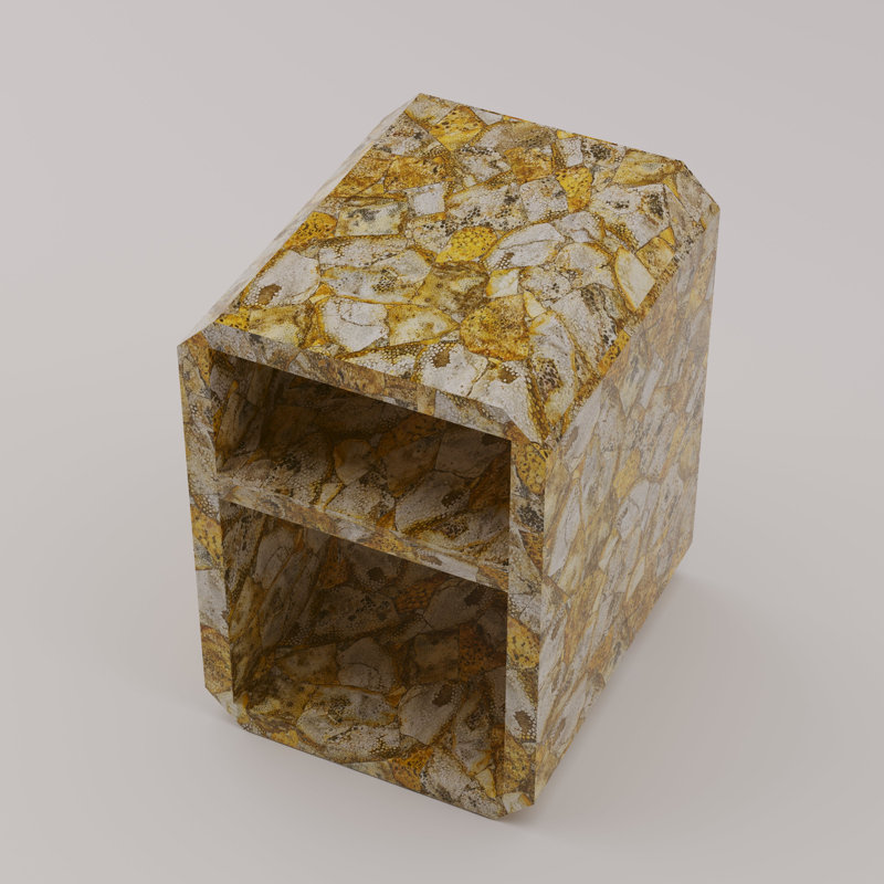 Monogramme Night Stand, Coral