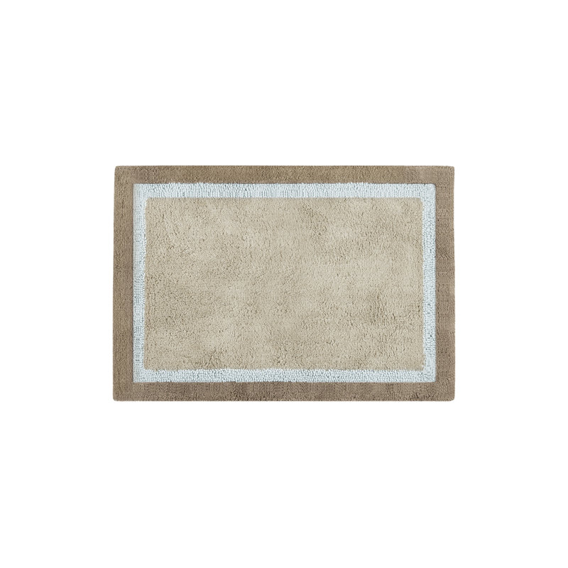 Amherst Cotton Tufted Bath Rug, Brown, 20" W x 30" L