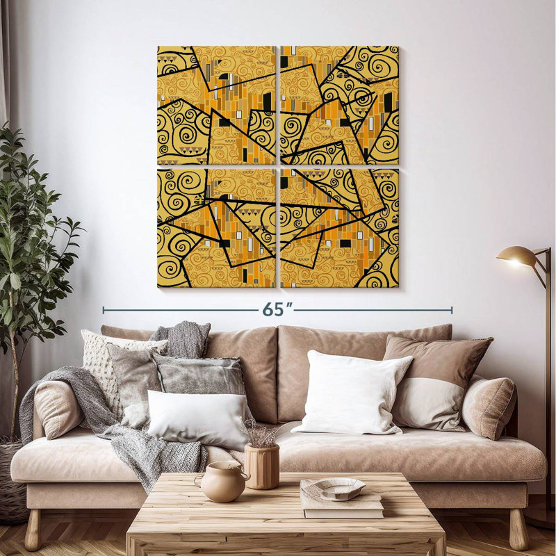 Kerner Shapes And Swirls Pattern