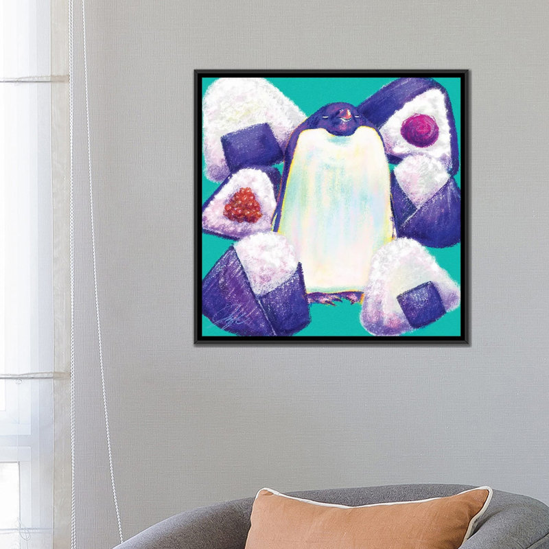 Pen-Igiri 1 Piece Wall Art on Canvas, 66.04 cm H x 66.04 cm W x 4.445 cm D, Black