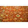 Wool Oriental Area Rug in Rust/Black/Beige/Brown/White/Green/Gray