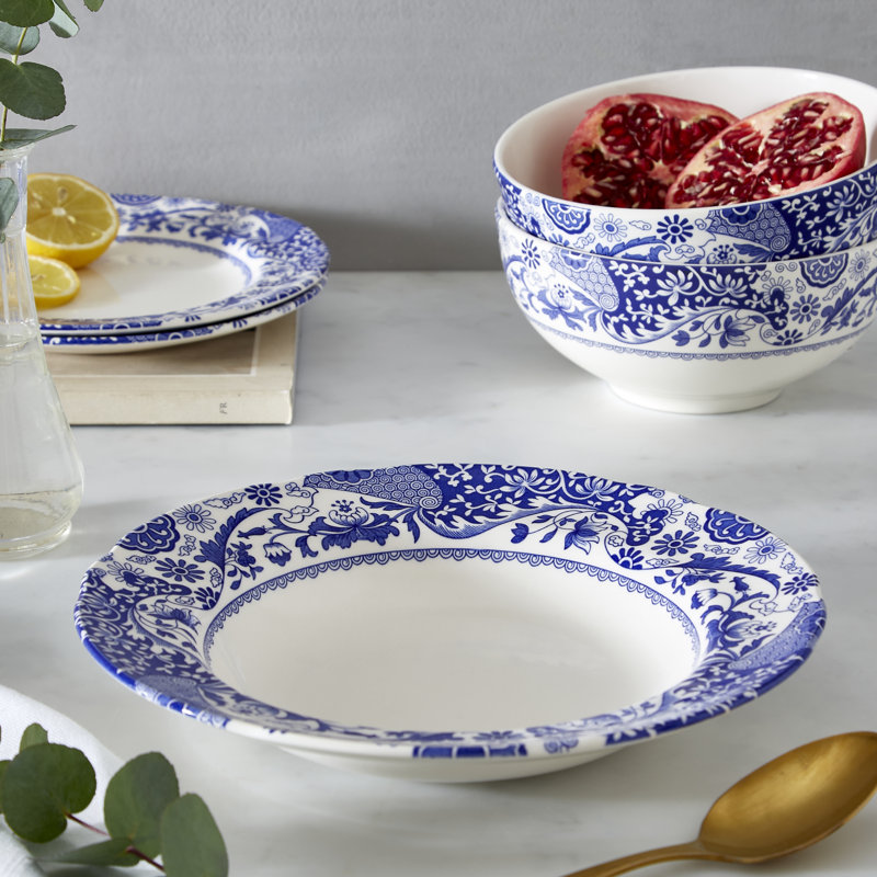Blue Italian, Brocato - Soup Plates
