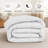Down Alternative Microfiber Reversible Comforter Set - 3 Pcs All Season Diamond Pattern Comforter with Shams-109248975-109248973