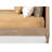 Vineyards Upholstered Leather and Top Grain Leather Pine Standard Bed