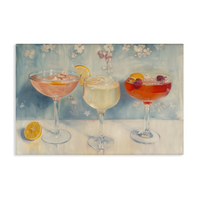  Art mural amusant sur des cocktails fruités par Arlington Prints