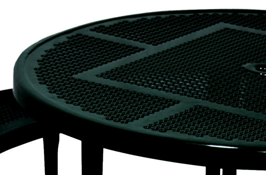 Table de pique-nique Tycho, Black/Black
