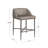 Armana Upholstered Counter Stool with Metal Frame