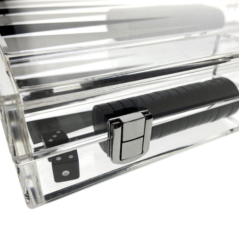 Ensemble de backgammon Ondisplay Luxe, Noir