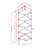 Kenley 63.75"H x 22.75"W 5-Tier Steel Corner Bookcase-1498380408
