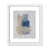 Cadre photo blanc mat