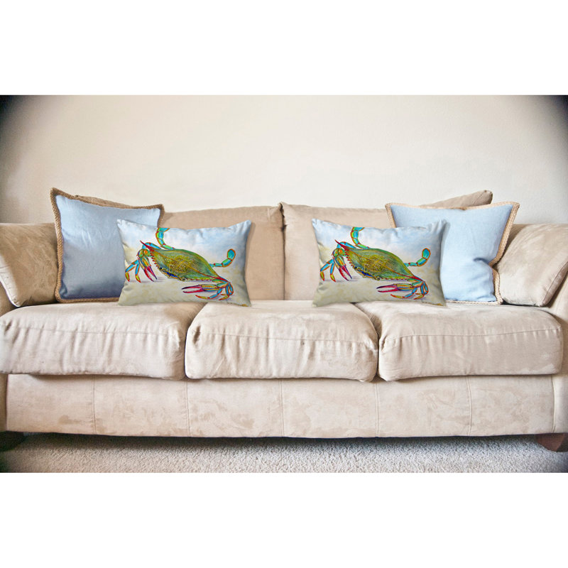 Outdoor Reversible Throw Pillow