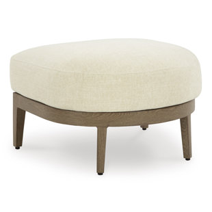 Ezekio Outdoor Ottoman With Cushion