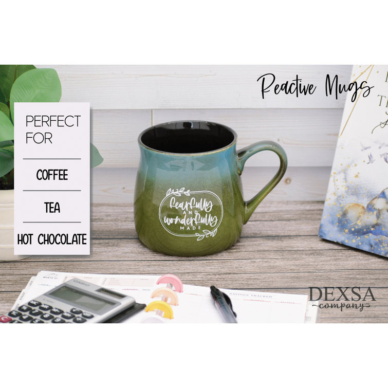 Dexsa Ceramic Designer Campfire Coffee Mug, Joy to the World, Holds 15  ounces