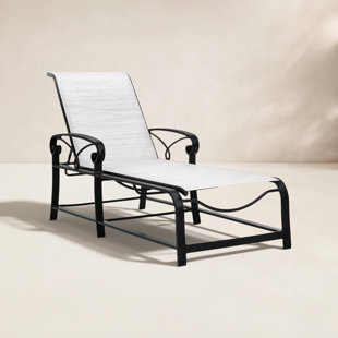 26'' Outdoor Aluminum Chaise Lounge