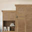 Lit escamotable classique à persiennes avec tablettes de rangement multifonctionnelles-1827852689